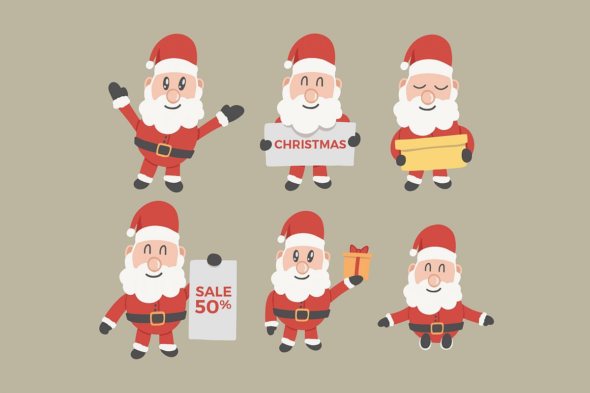 Santa Claus Design Pack example image 1