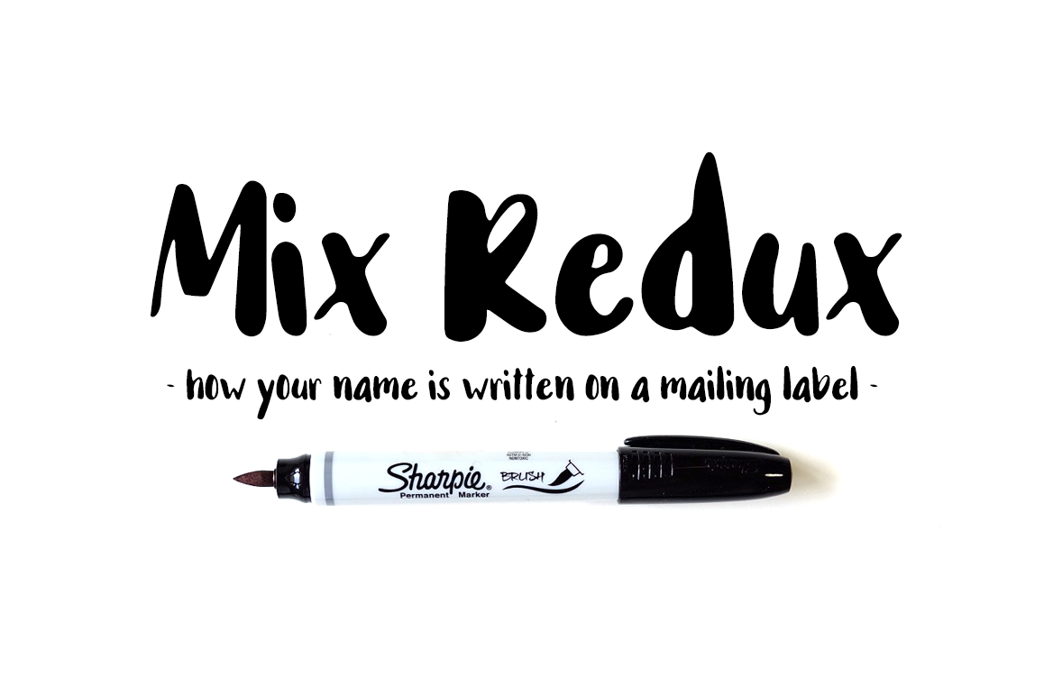 Redux - your name on a mailing label example image 1