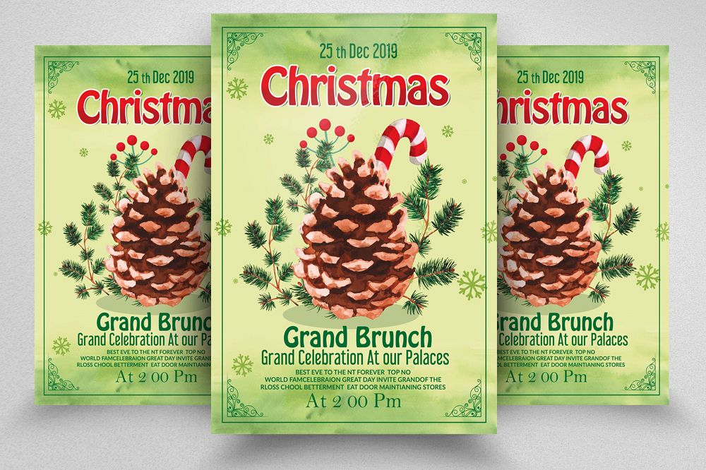 Merry Christmas Party Flyer example image 1