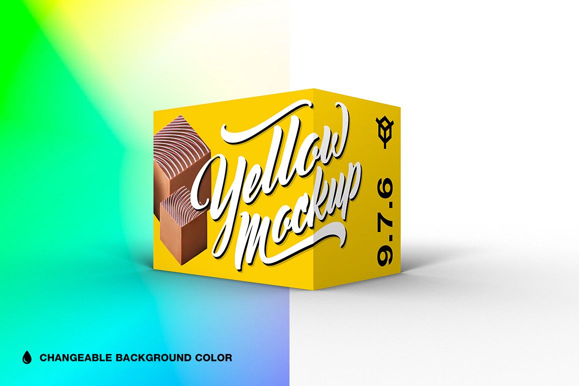 9.7.6 Simple 3D Box Mockup PSD example image 1