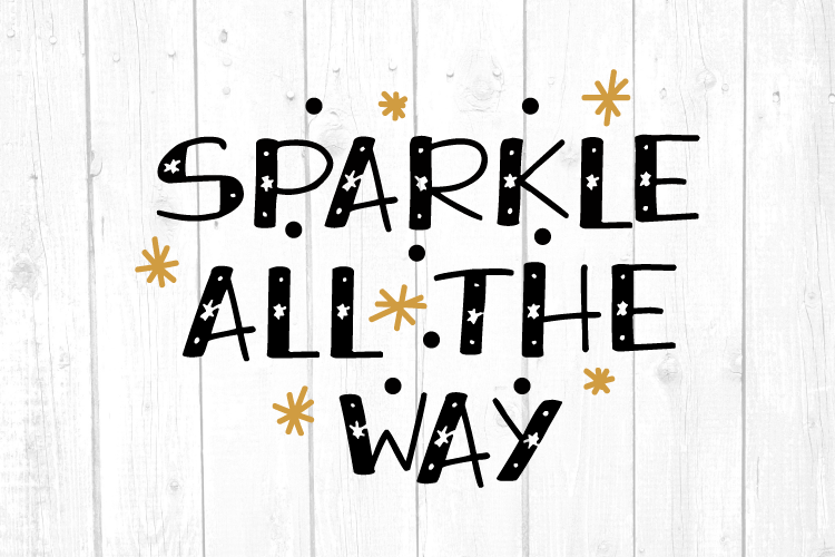 Sparkle All the Way Svg, Christmas, Christmas Svg example image 1