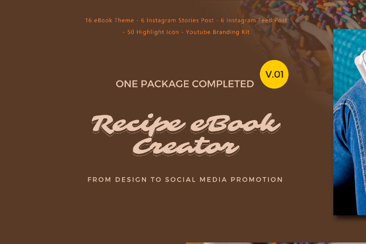 Recipe eBook Creator with Instagram and Youtube Kit example image 1