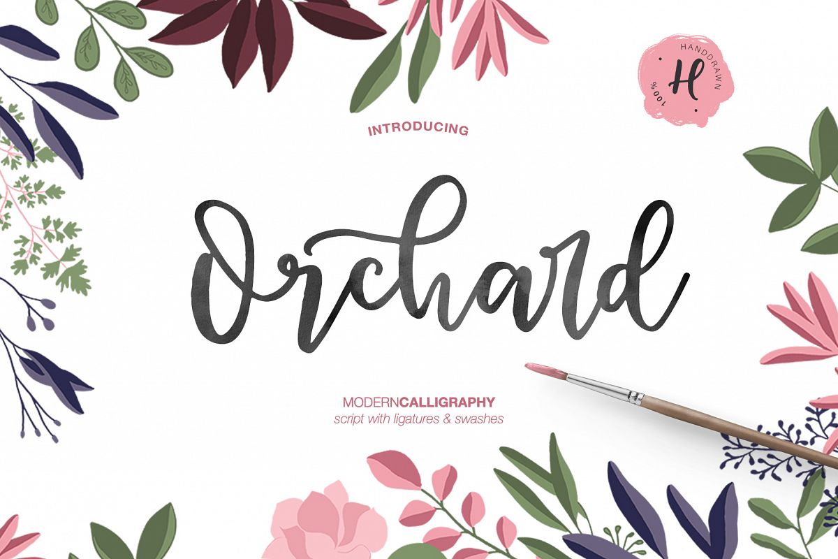 ORCHARD MODERN CALLIGRAPHY example image 1