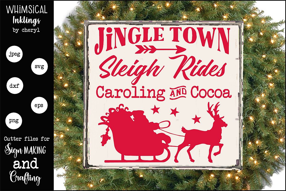 Jingle Town-Christmas SVG example image 1