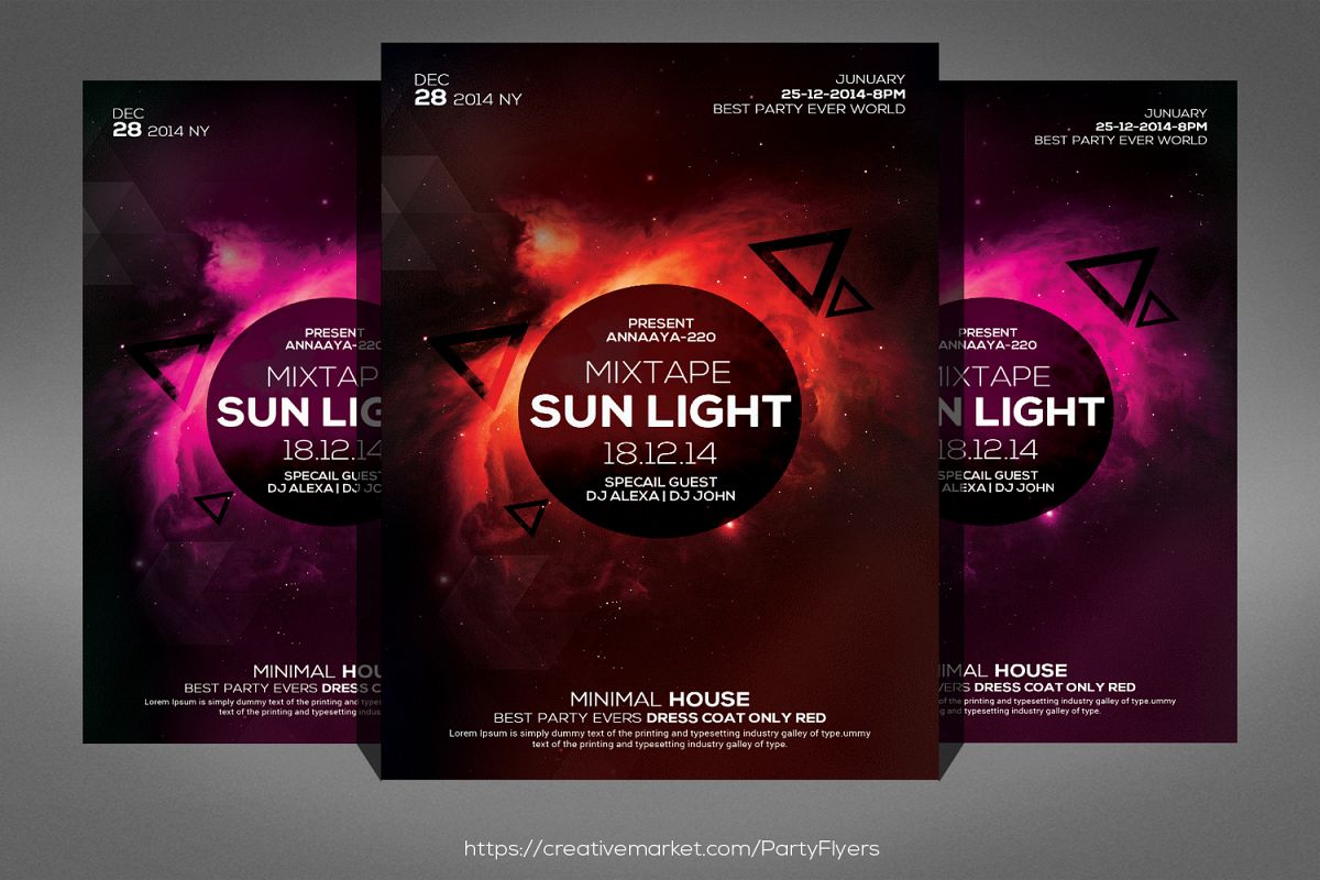 Minimal Sunlight House Flyer example image 1