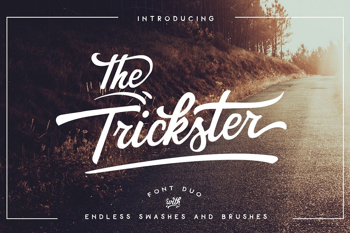 The Trickster Font Duo + extras example image 1