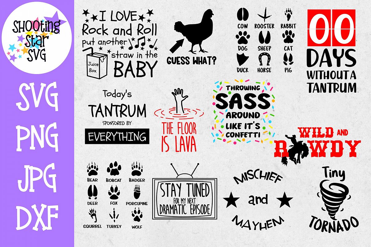 Children's Funny T-Shirt SVG Bundle - Children's SVG - Sassy example image 1