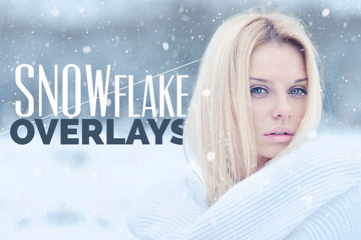 Snowflake Photo Overlays example image 1