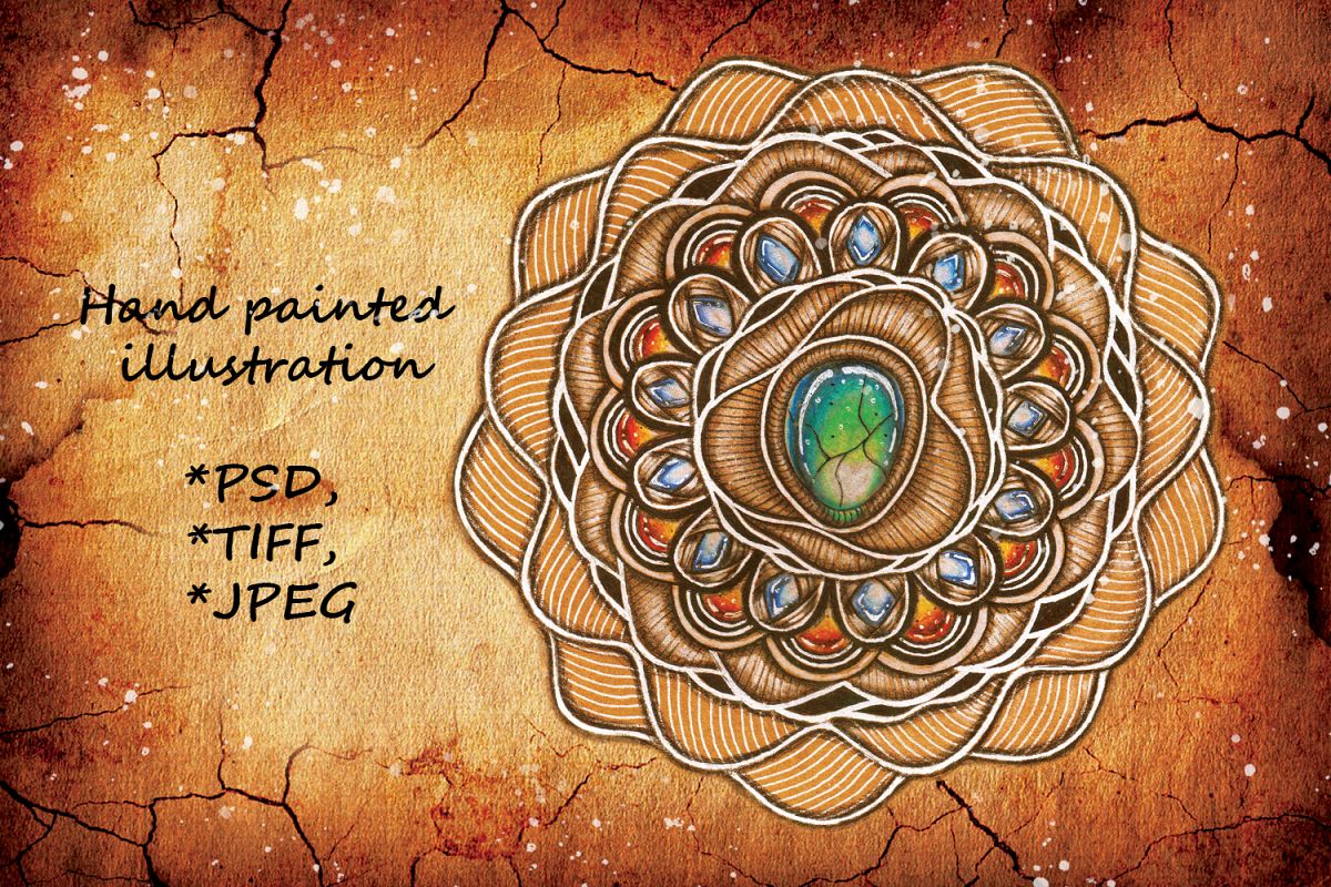Mandala /Zendoodle/Boho Style example image 1