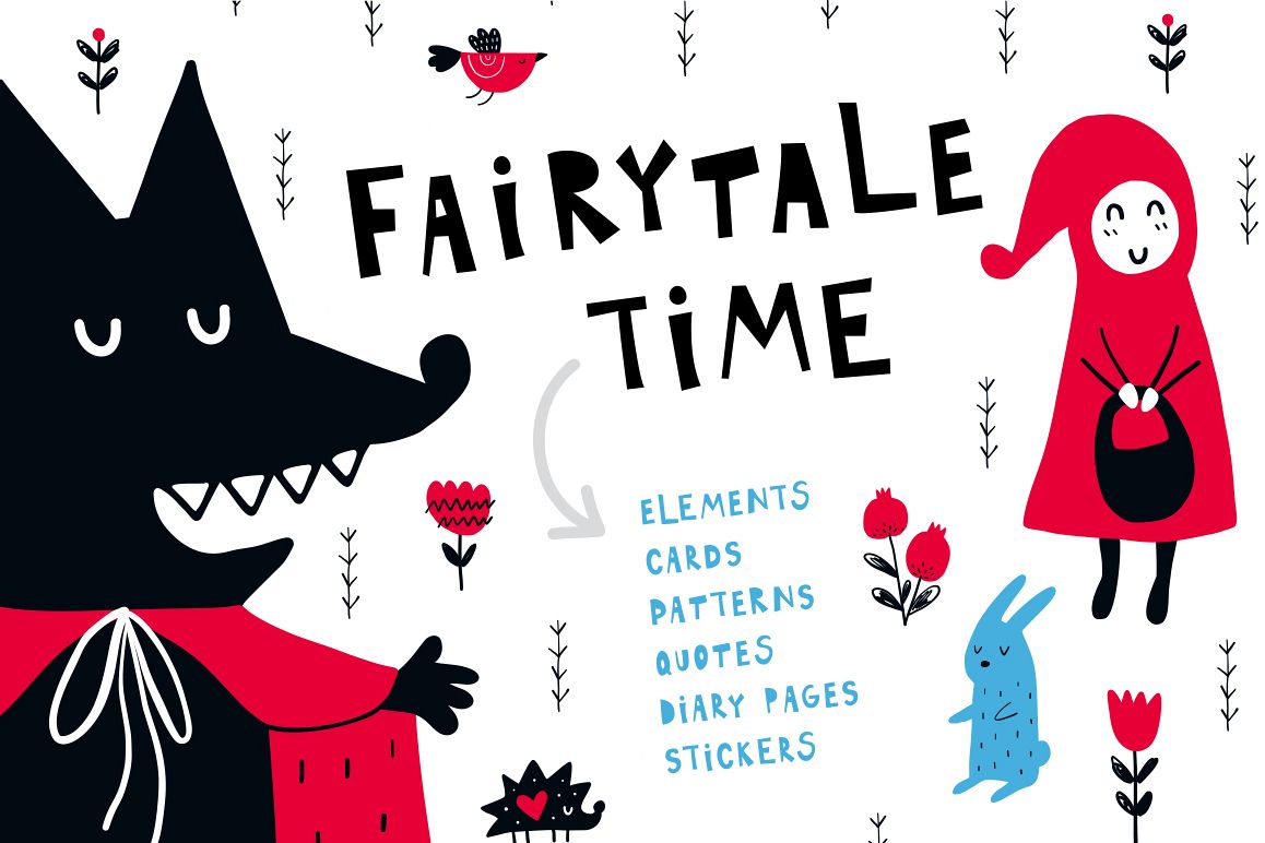 Fairytale Time - Clipart Collection example image 1