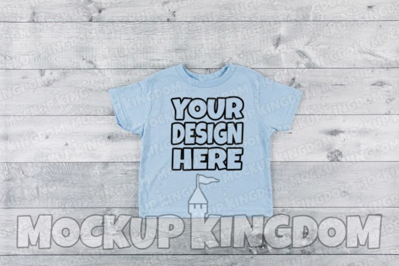 Kids Shirt Mockup, Toddler Shirt Mockup, Youth Shirt Mockup example image 1