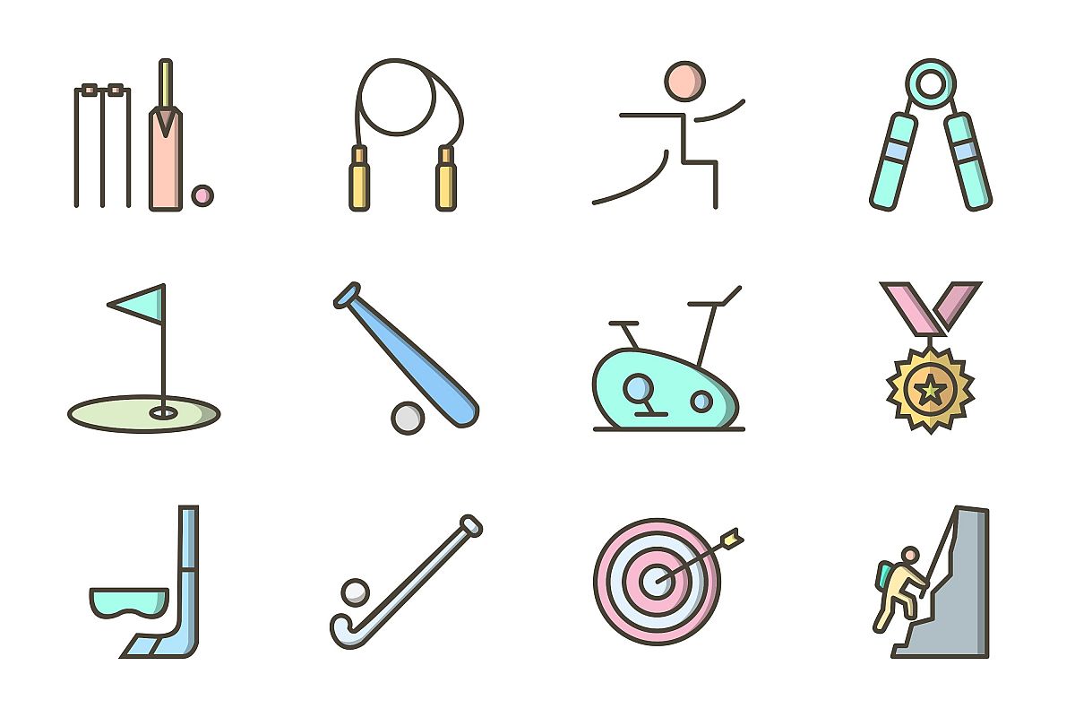 Set Of Sports And Game Icons example image 1