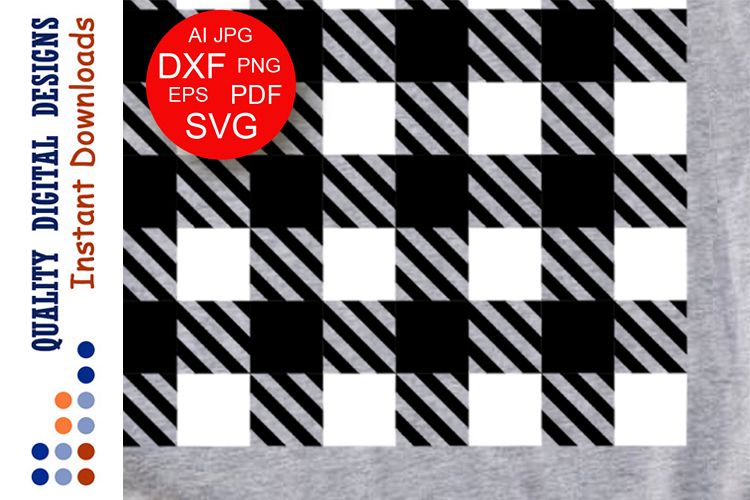 Buffalo Plaid Svg Seamless Background Svg Buffalo Pattern