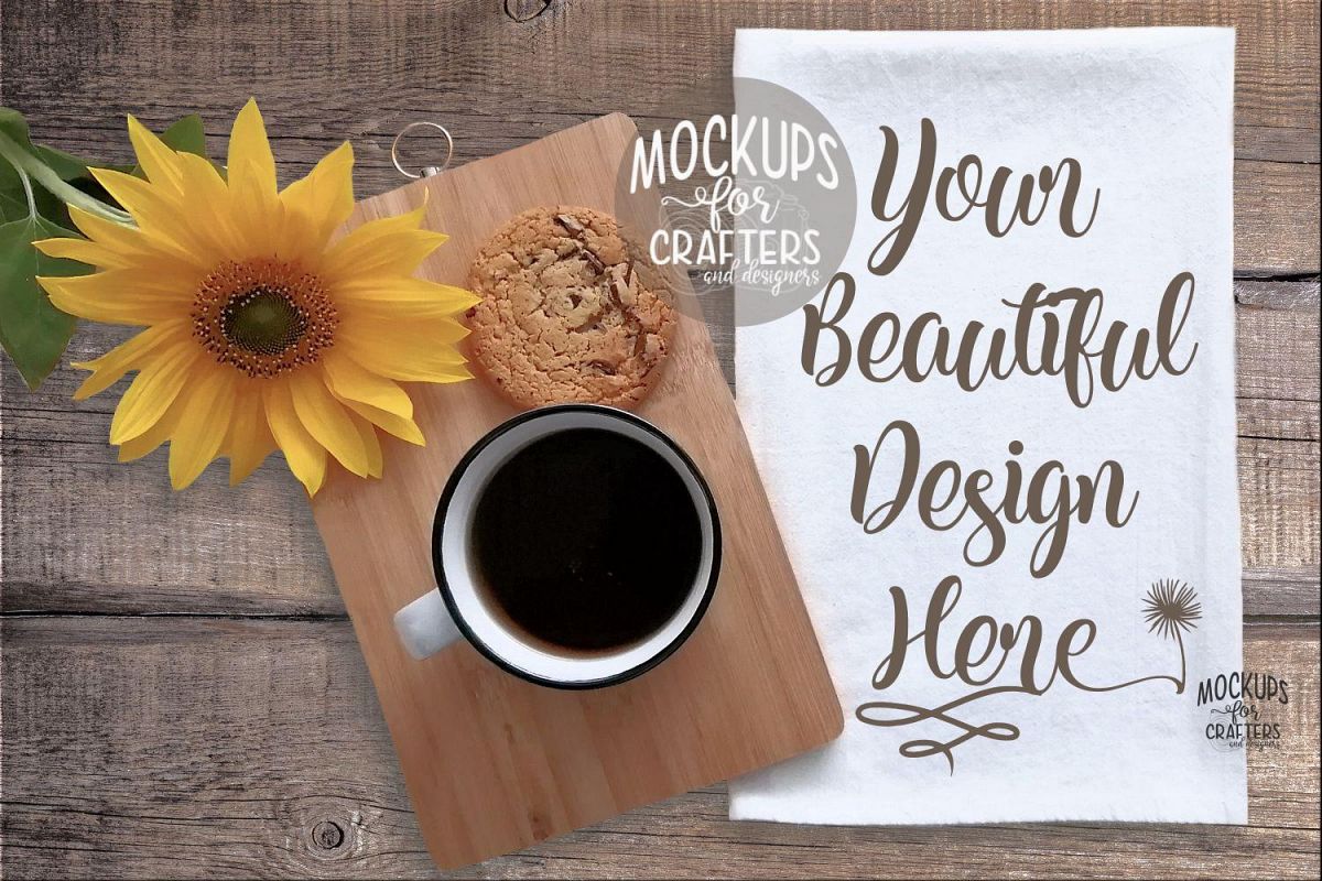 Kitchen Towel, Dish Towel - MOCK-UP example image 1