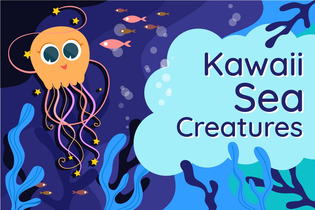 Cartoon Sea Creatures example image 1