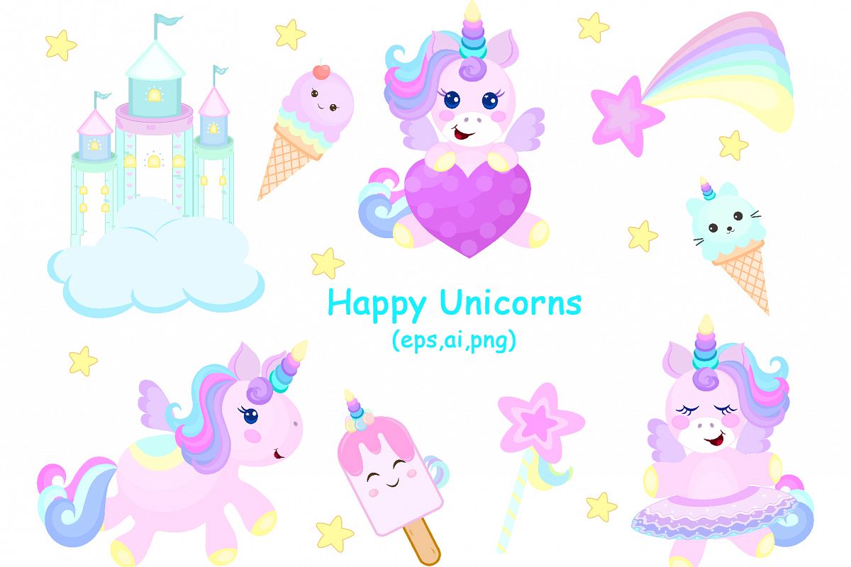Happy Unicorns example image 1