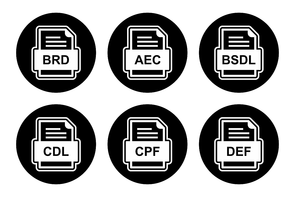 Set Of File Formats Icons example image 1
