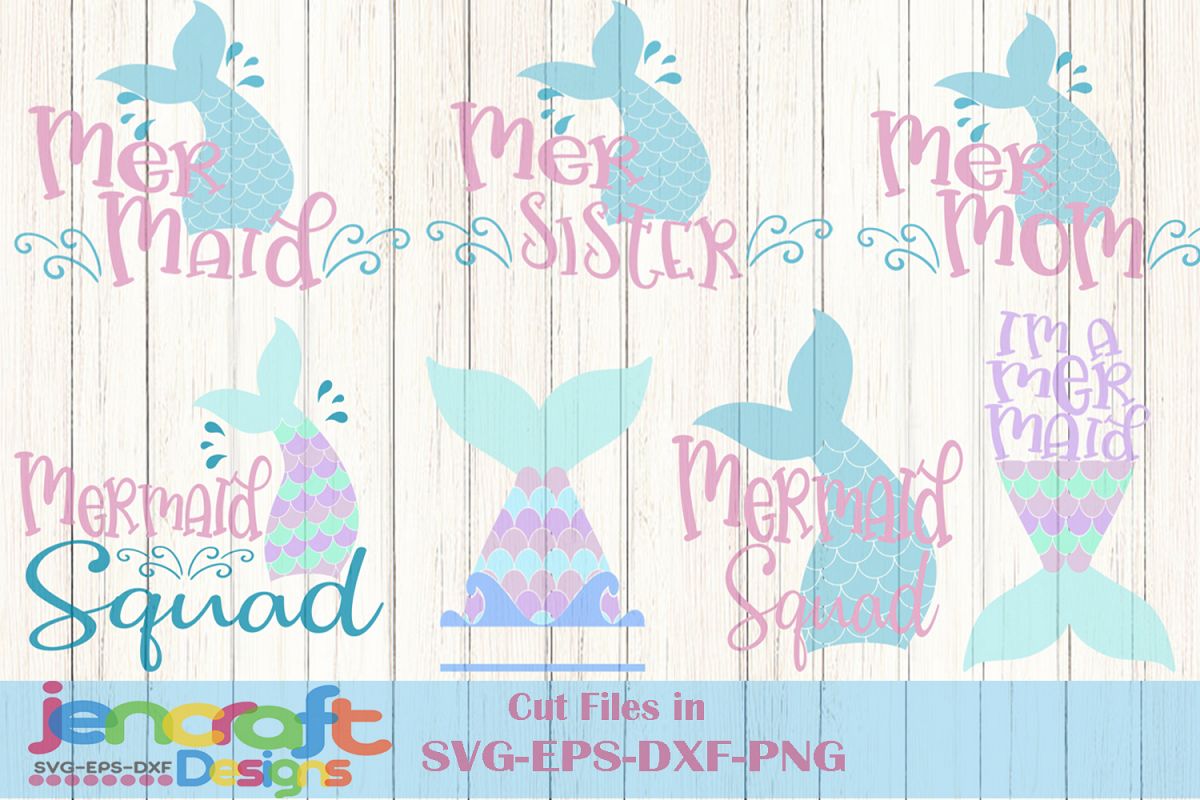 Download Mermaid SVG Bundle SVG, Mom, Sister SVG, Dxf, Eps, Png