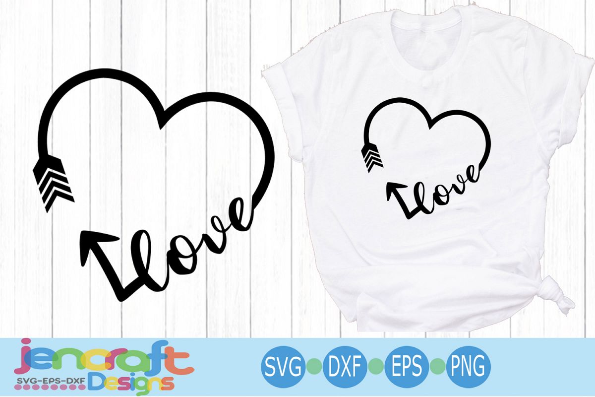 Heart Love arrow, Valentine , wedding, Christian svg e example image 1