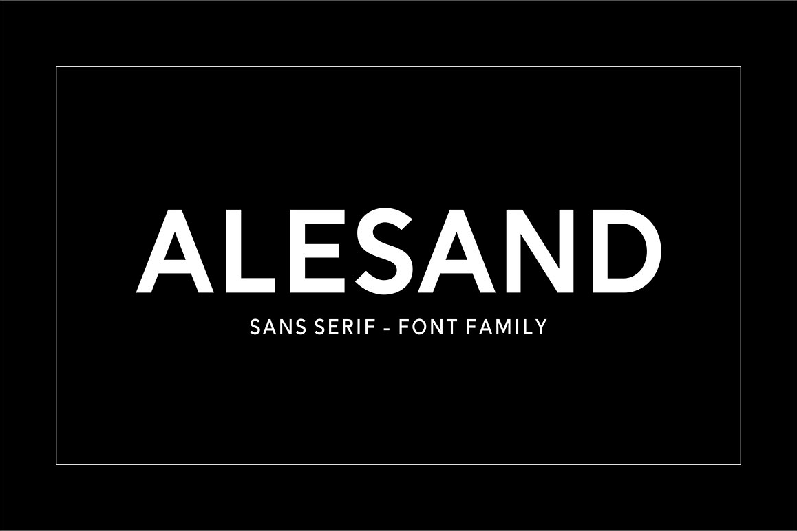 Alesand (7 Fonts) example image 1