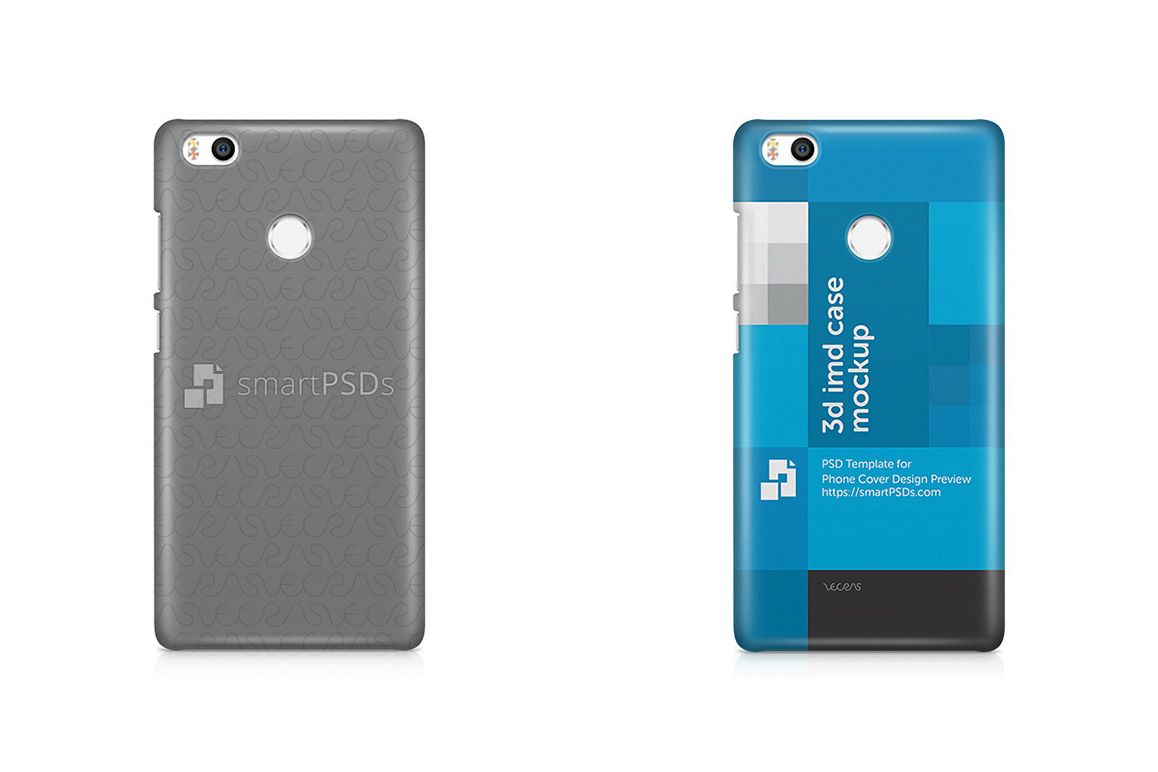 Xiaomi Mi 4S 3d IMD Mobile Case Design Mockup 2016 example image 1