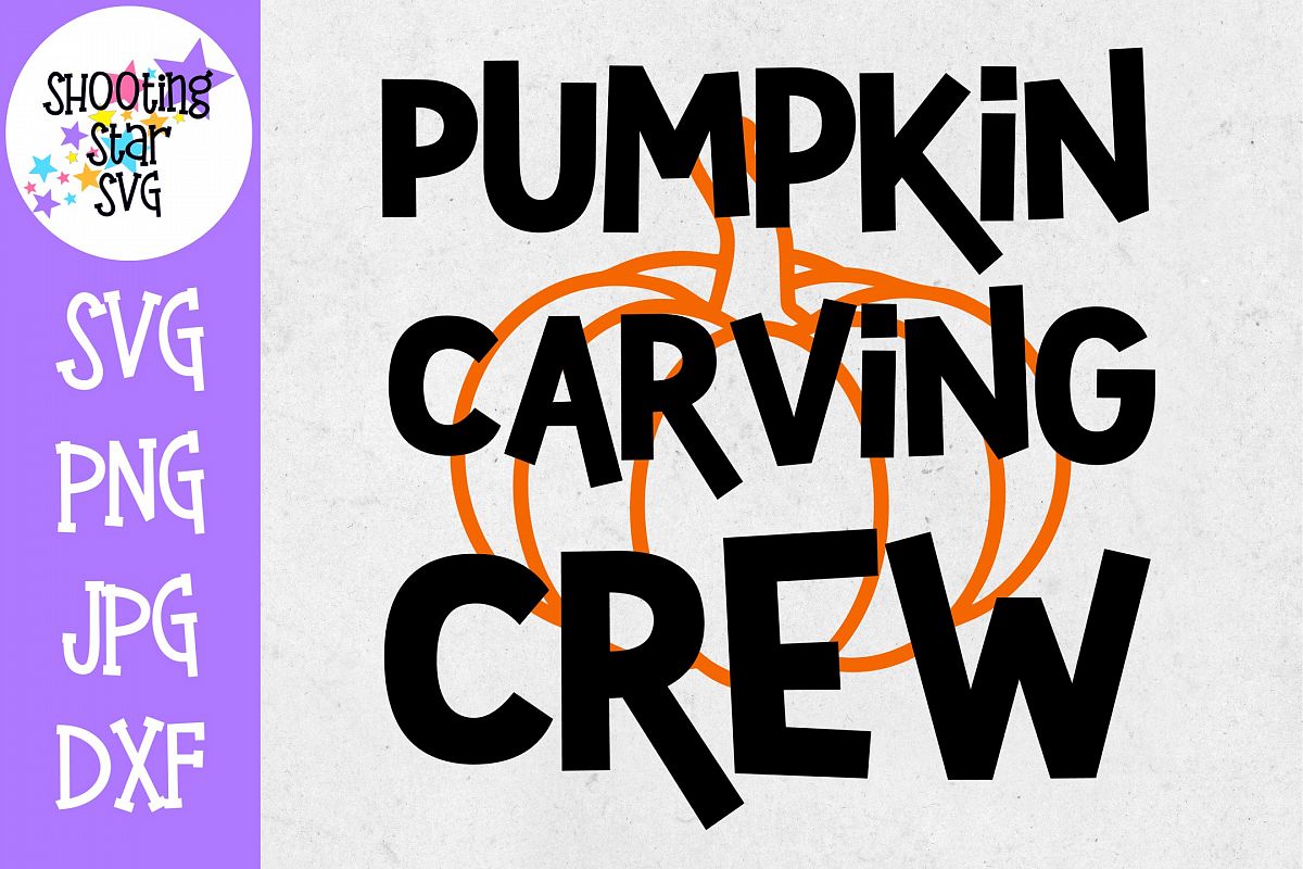 Pumpkin Carving Crew SVG - Pumpkin SVG - Halloween SVG example image 1
