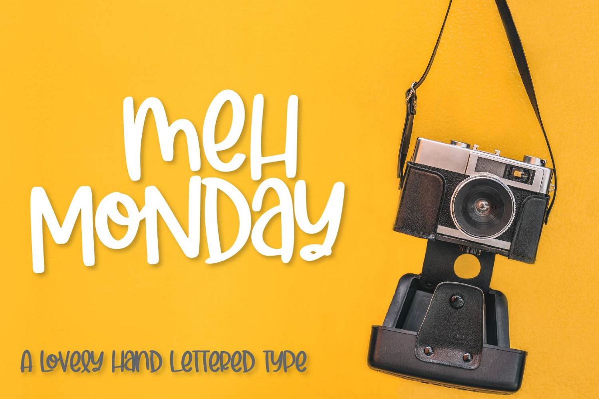 Meh Monday - A lovely hand lettered type example image 1