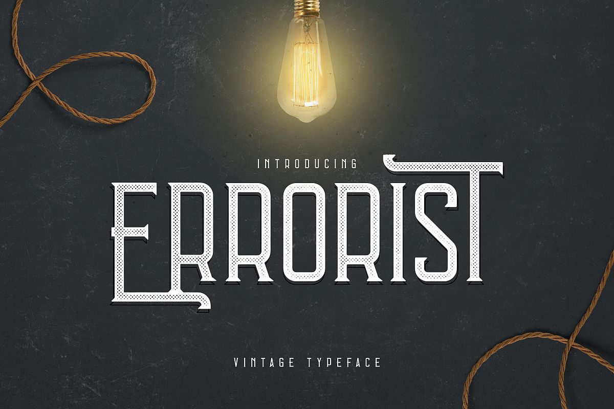 Errorist - Vintage Typeface example image 1