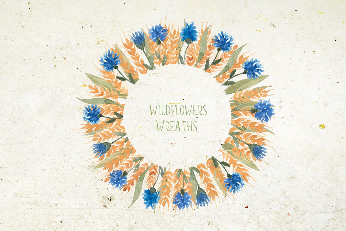 Wildflowers wreaths example image 1