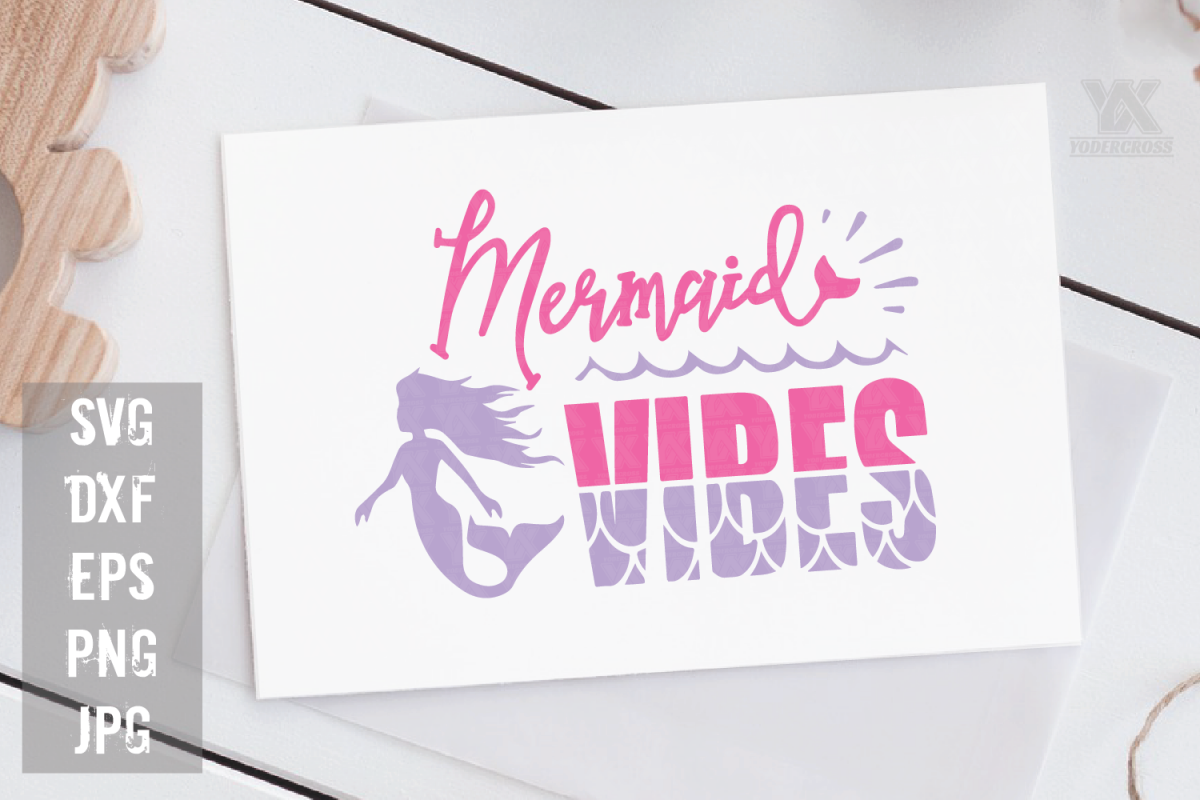 Mermaid Vibes SVG example image 1