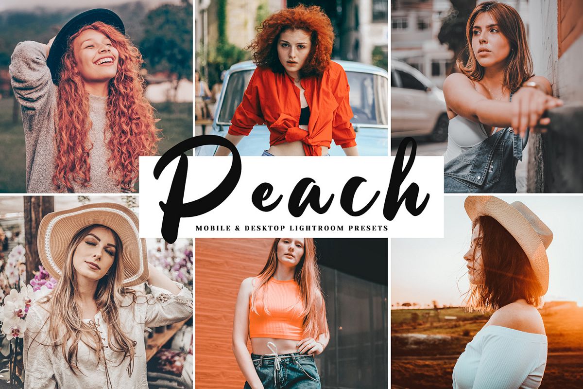 Peach Mobile & Desktop Lightroom Presets example image 1