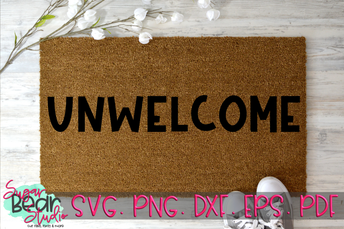 Download Unwelcome - A Doormat SVG