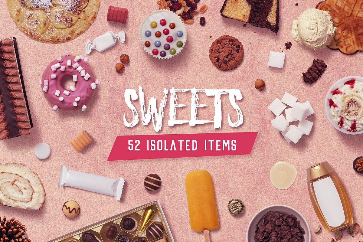 Sweets - Isolated Food Items example image 1