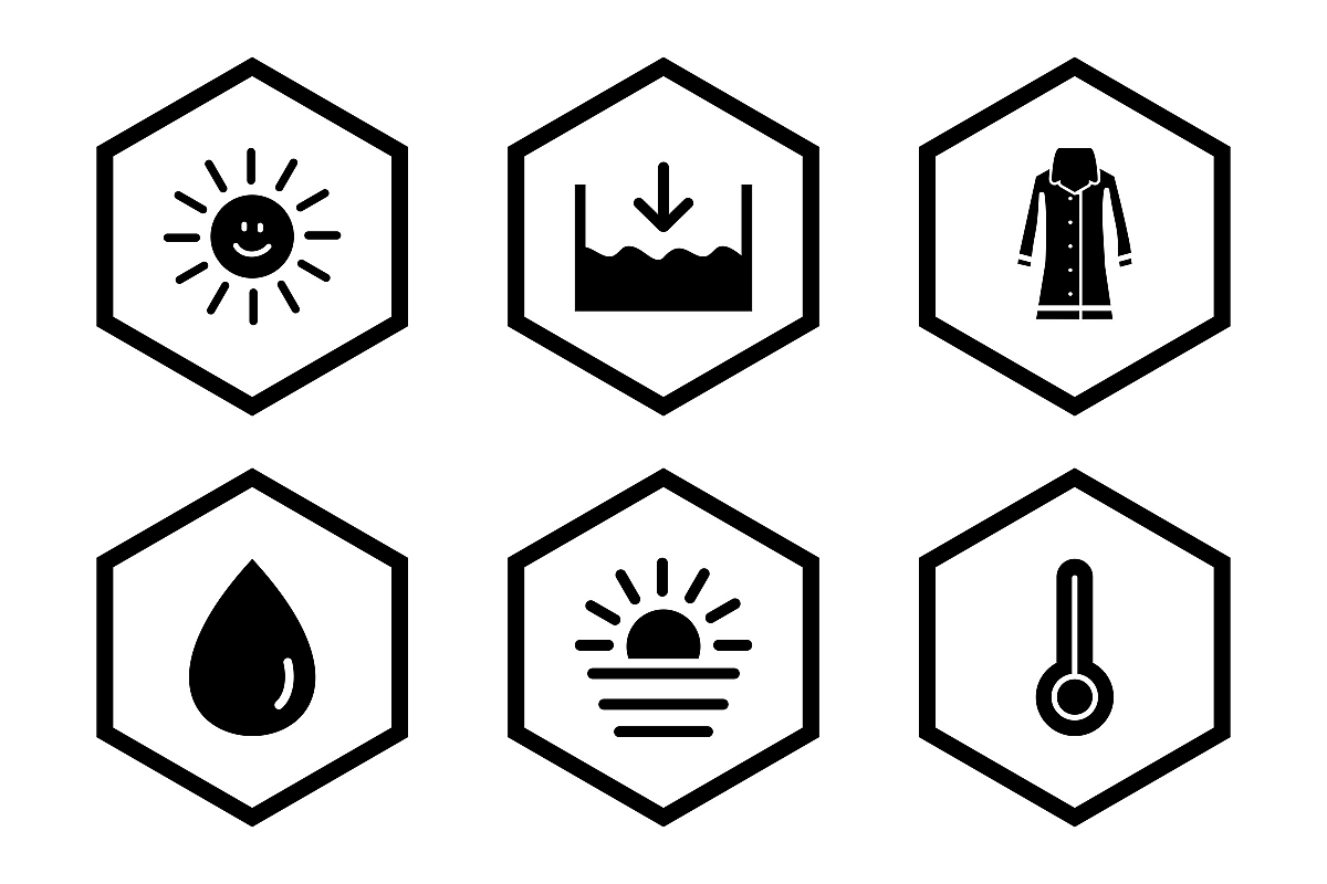 Set Of Weather And Season Icons example image 1