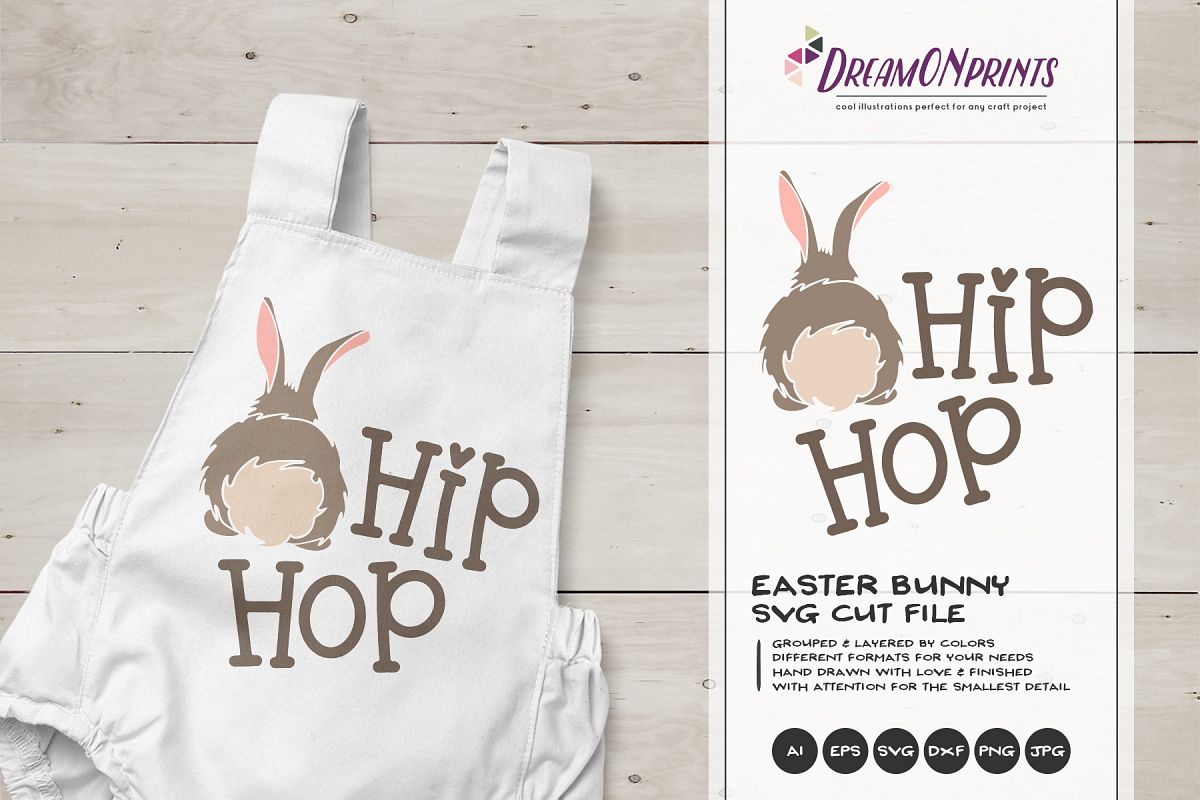 Easter SVG - Easter Bunny SVG Hip Hop example image 1