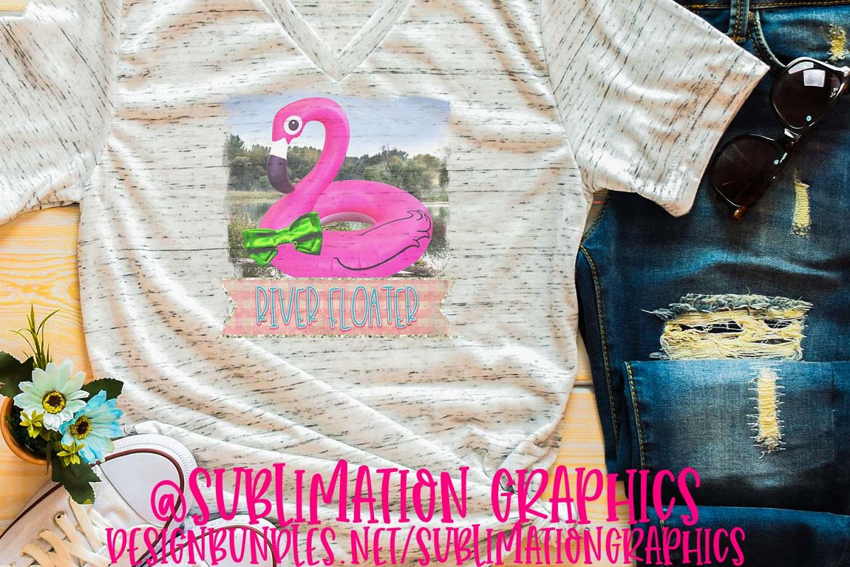 River Floater Sublimation PNG example image 1