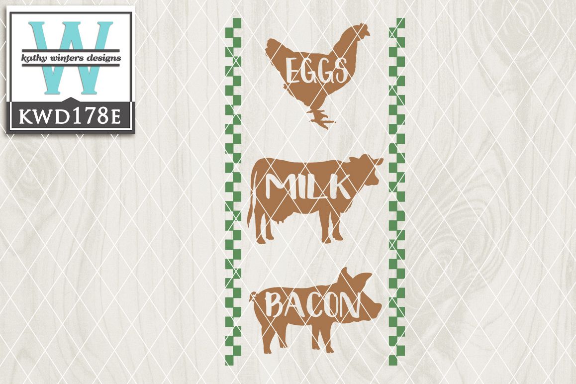 Farmhouse Cutting File KWD178E example image 1