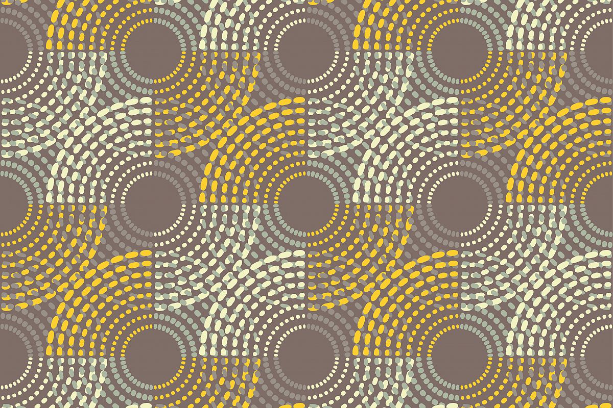 Polka dot seamless pattern. Vector illustration. Textile rapport. example image 1