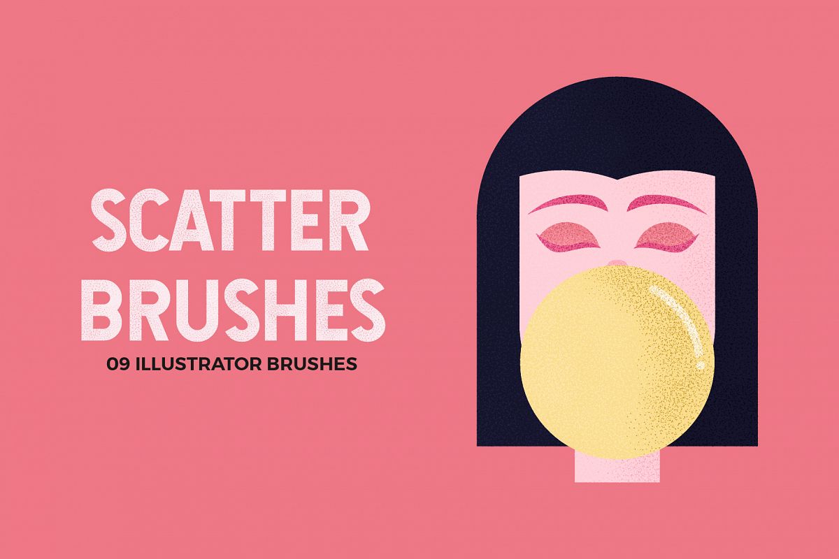 Scatter Brushes for Illustrator example image 1