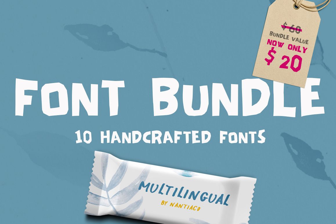 Handwritten Font Bundle Pack example image 1