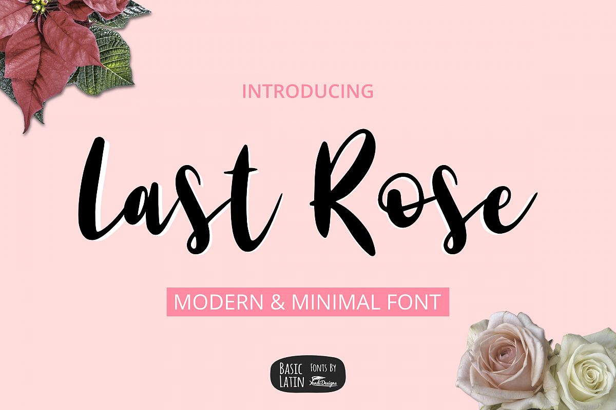 Last Rose Font example image 1