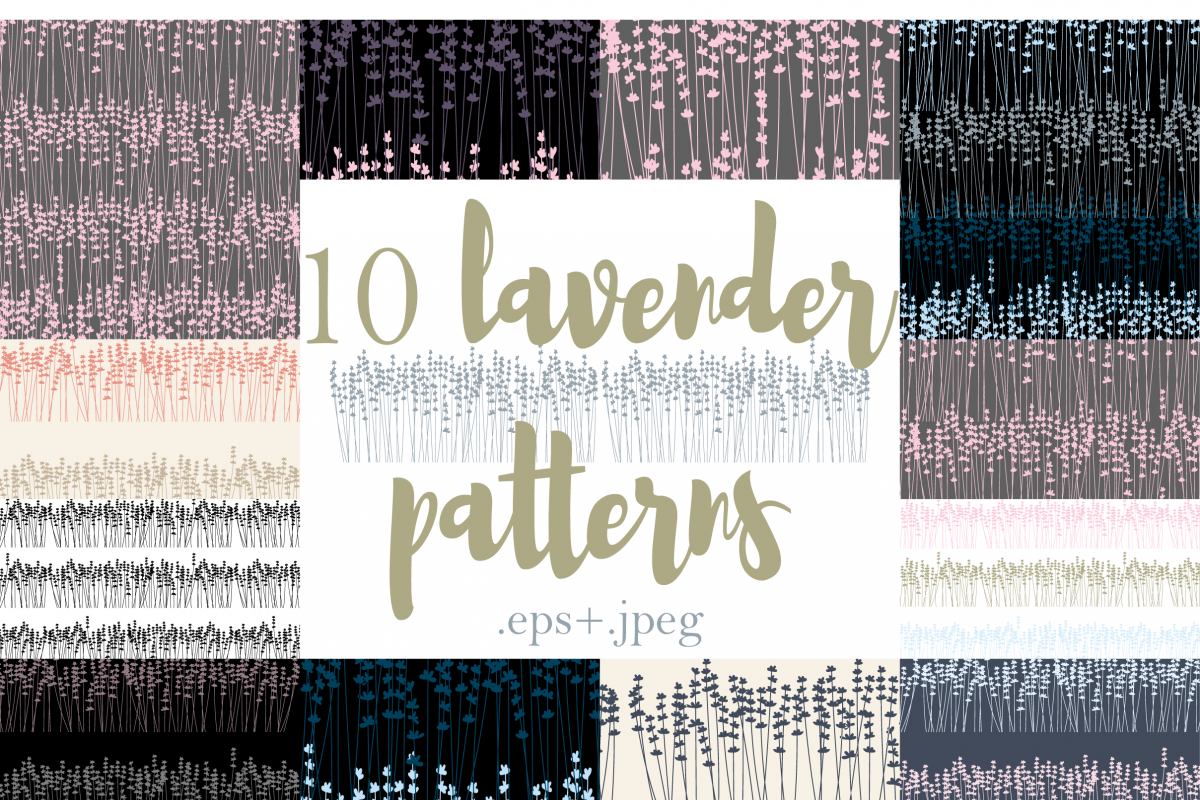 10 Lavender Patterns example image 1