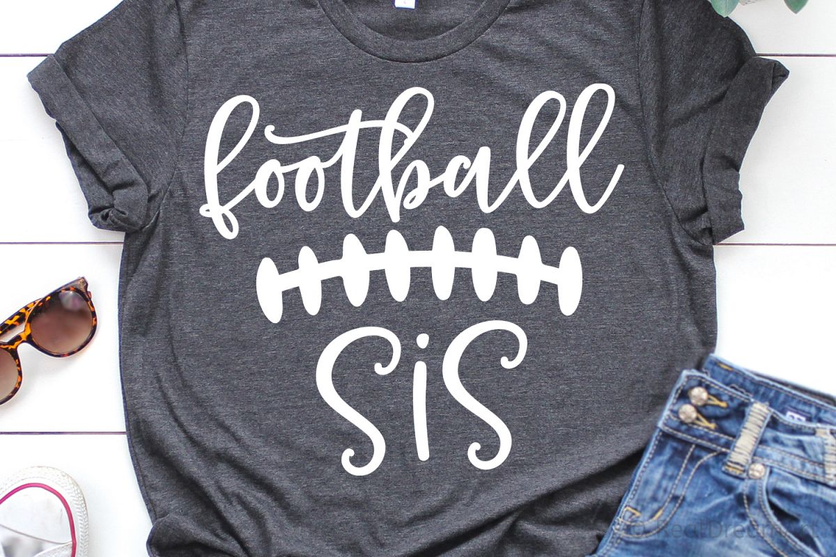Football Sis SVG, DXF, PNG, EPS example image 1