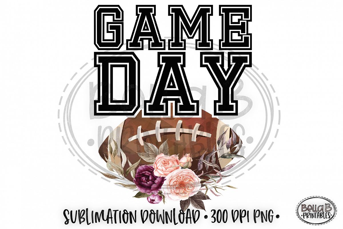 Game Day Sublimation, Football Sublimation Design example image 1