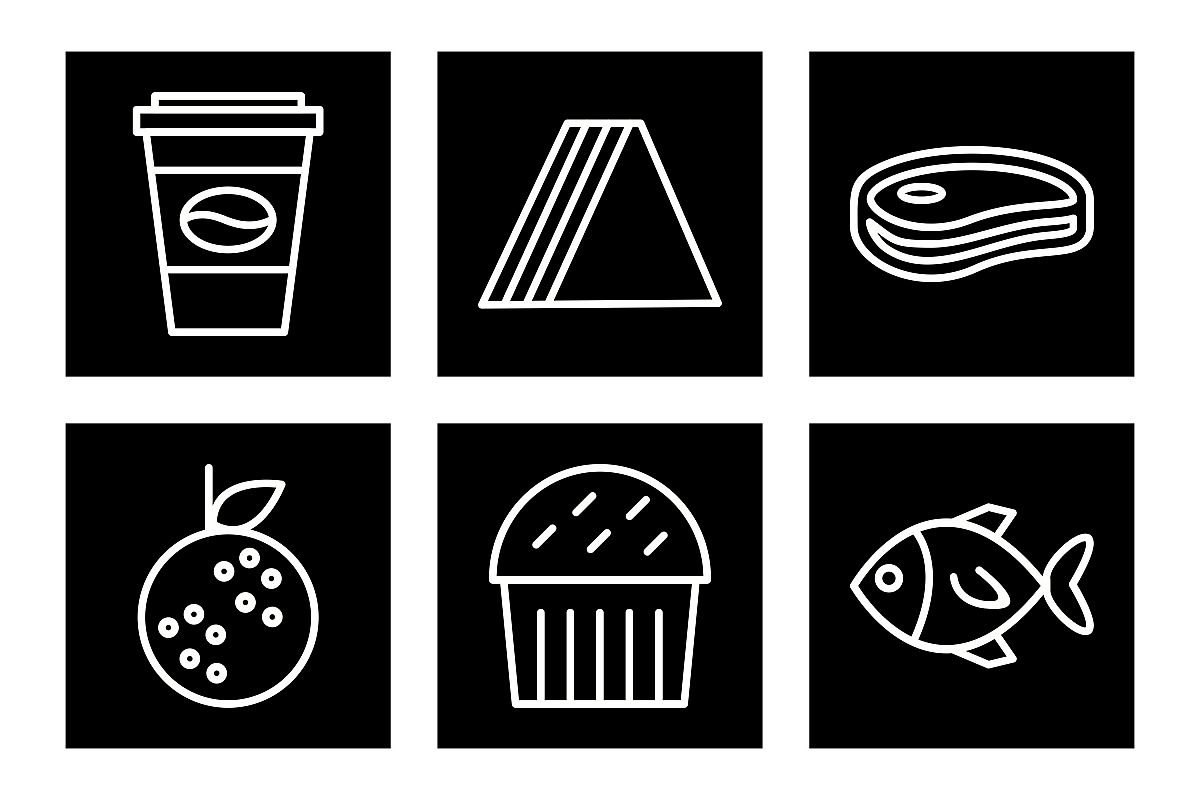 Set Of Food Icons example image 1