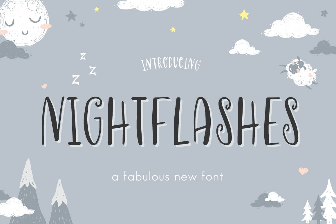 Nightflashes Font example image 1