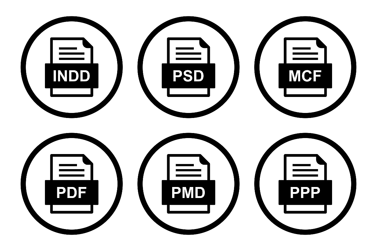 Set Of File Formats Icons example image 1