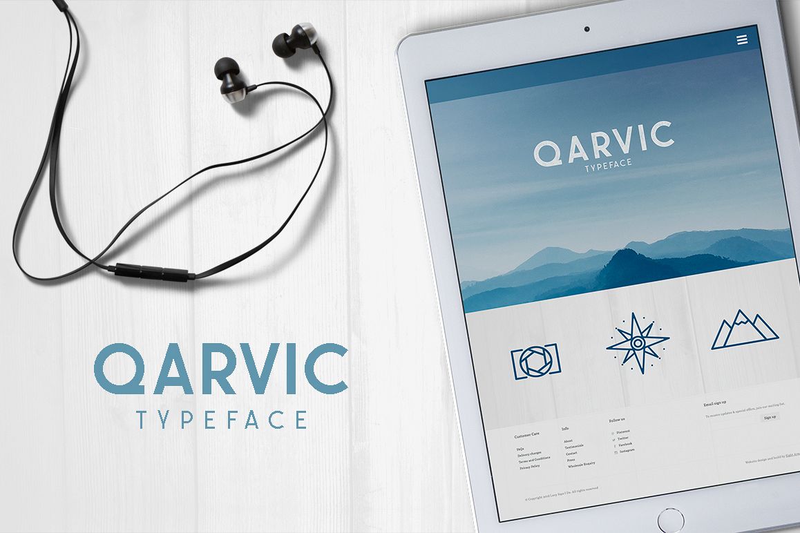 QARVIC Typeface example image 1