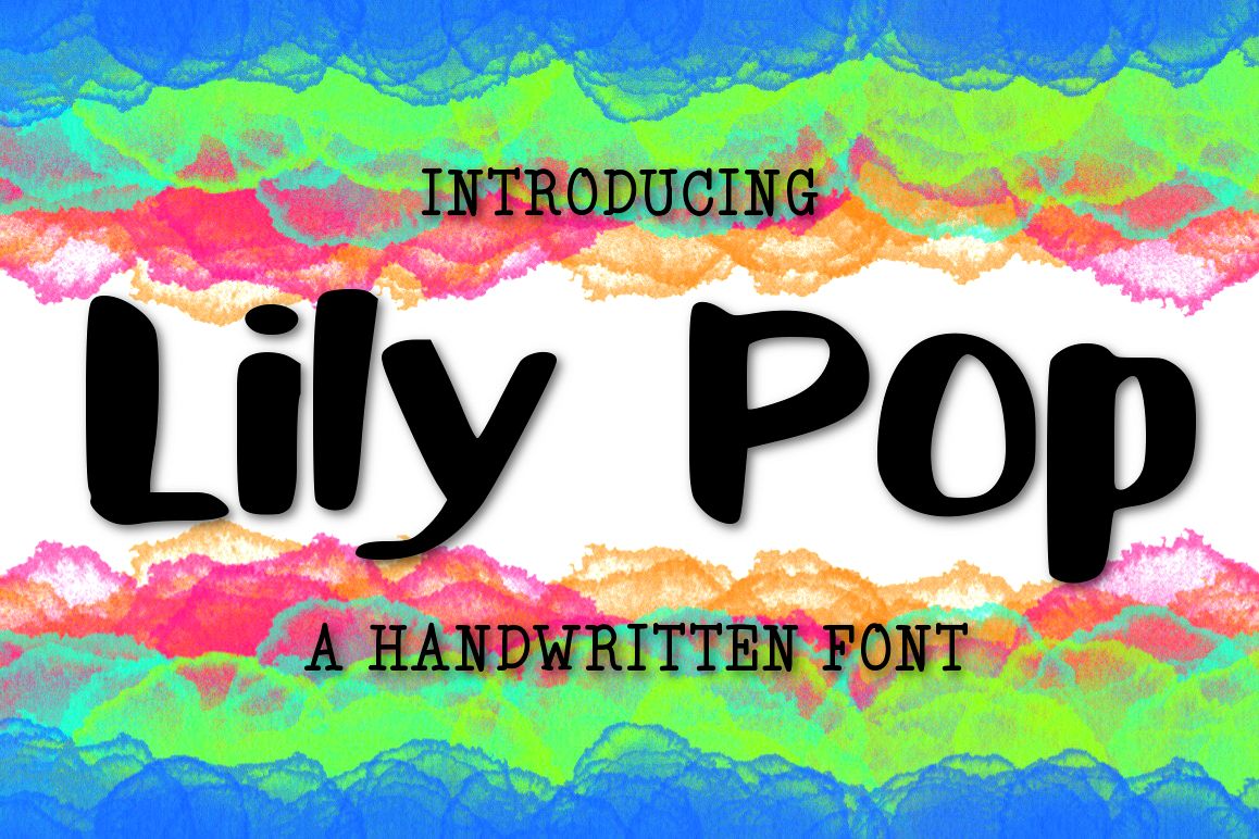 Lily Pop a Handwritten Font example image 1
