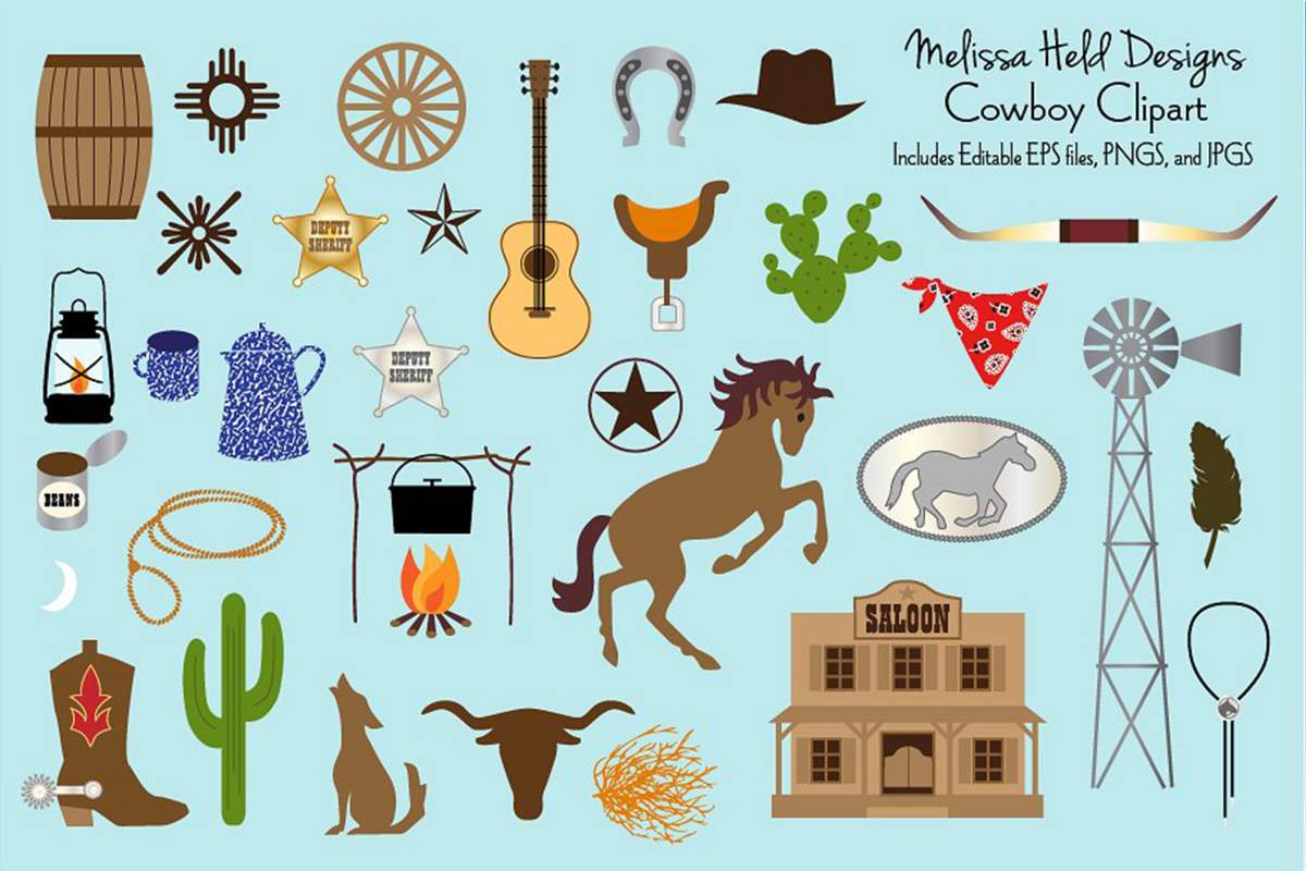 Cowboy Clipart example image 1